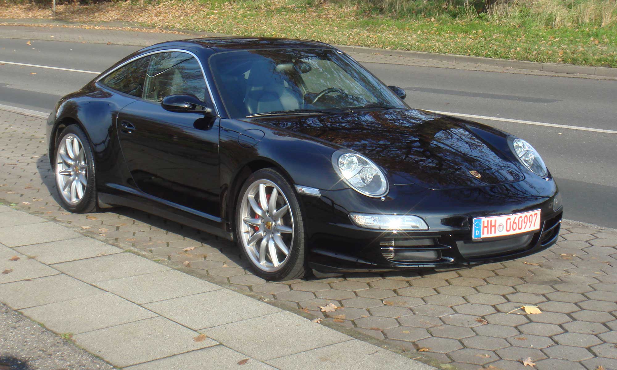 Porsche 911 / 997 Targa 4S - seitlich vorne