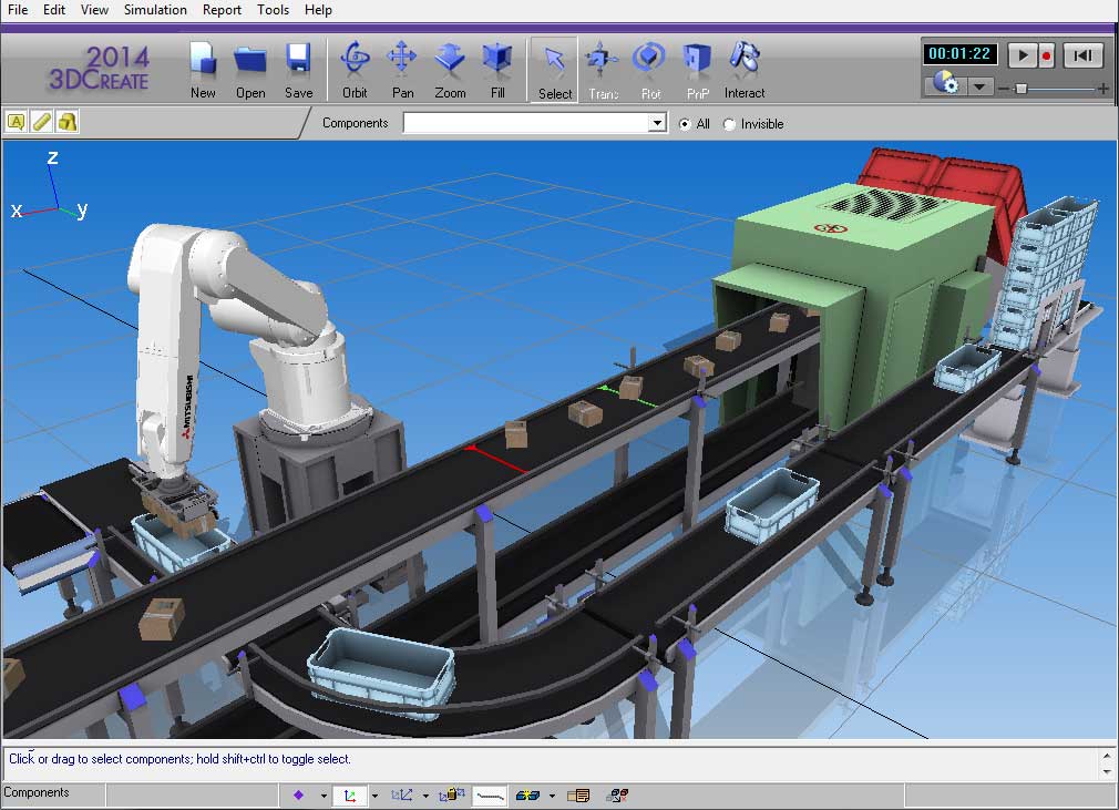 Visual Components an Advanced Production Line Simulation Software
