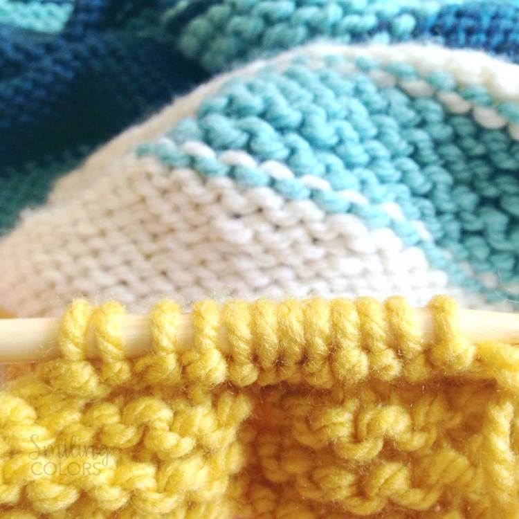 How to Knit a Corner to Corner Baby Blanket Smiling Colors