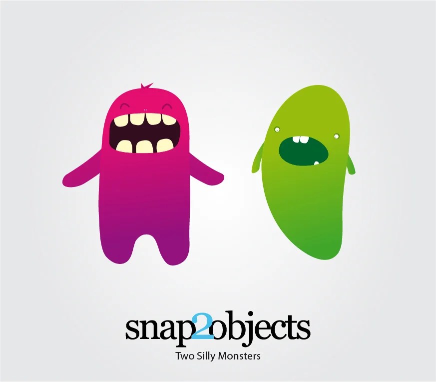 Two Silly Vector Monsters