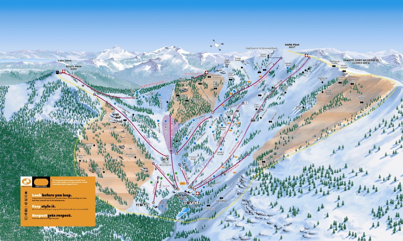 Palisades Tahoe Alpine Meadows Piste Map Trail Map Alpine Meadows Pistemap 