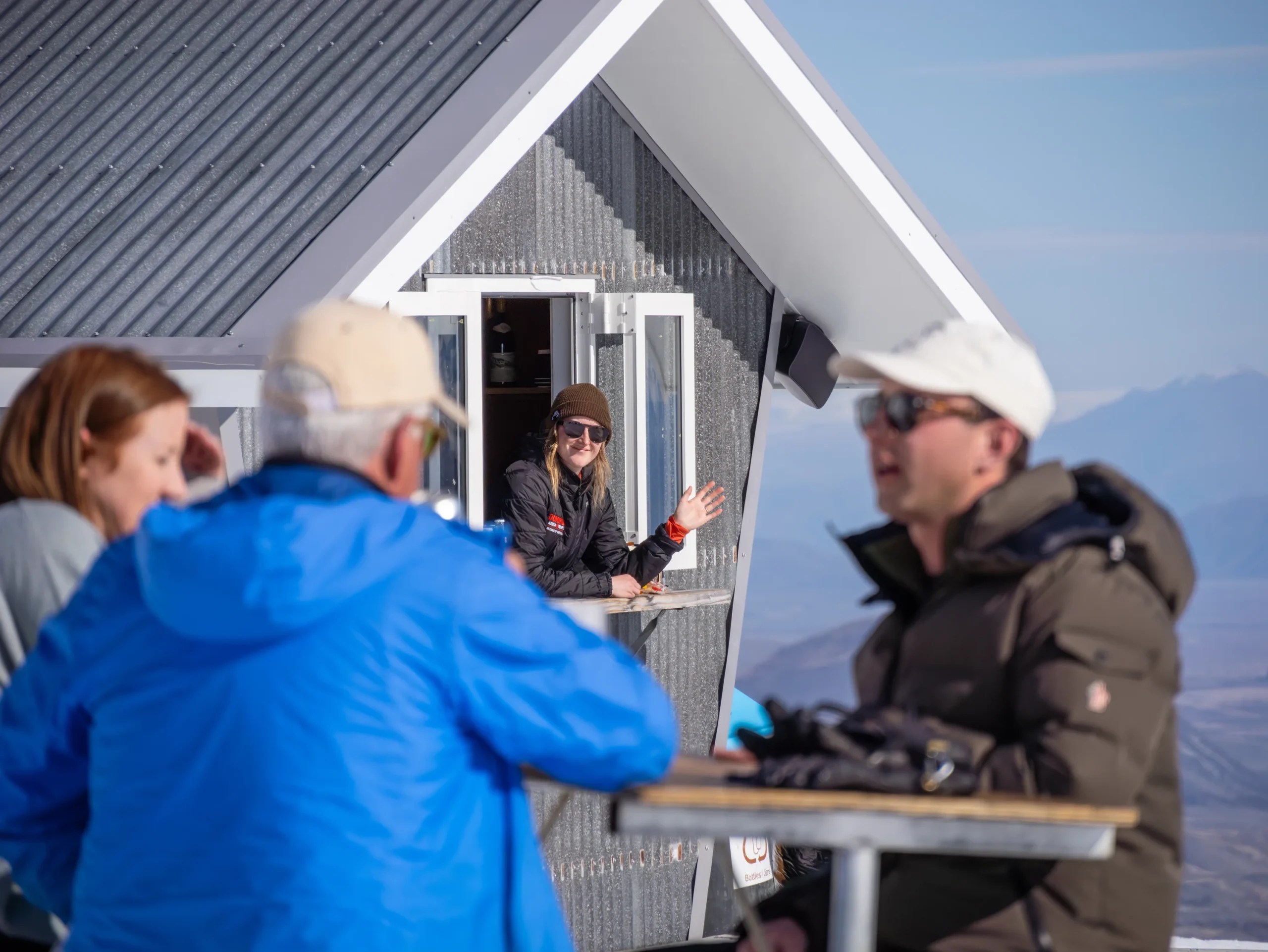 Views over the vistas from the cafe. Photo: Supplied