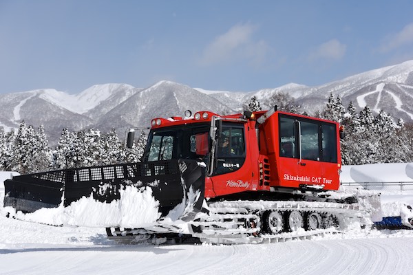 Shizukuishi operates Powder Cat Skiing runs from just ?3500 a run. Photo by Hocking