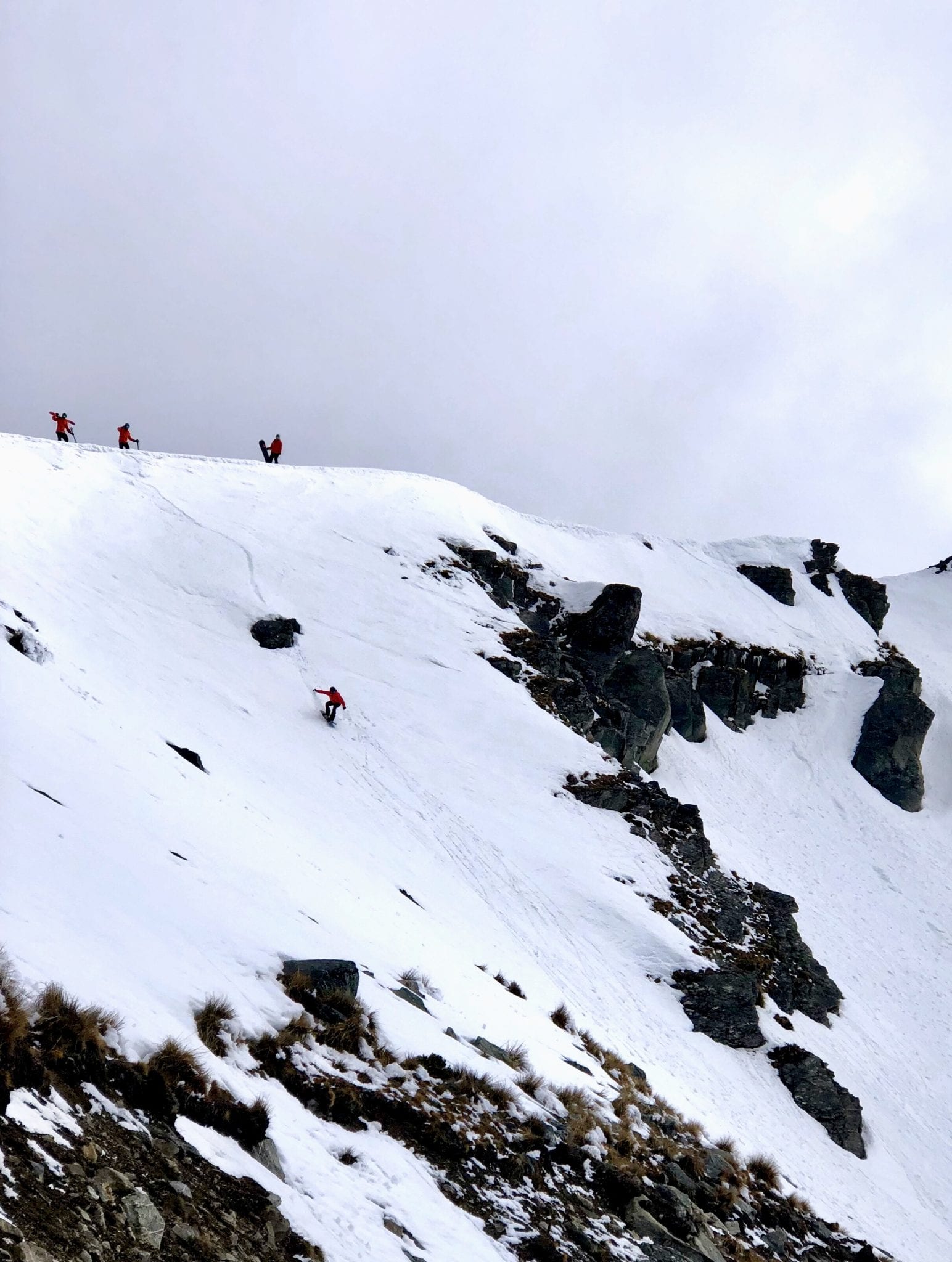 Testing the slopes at Cardrona