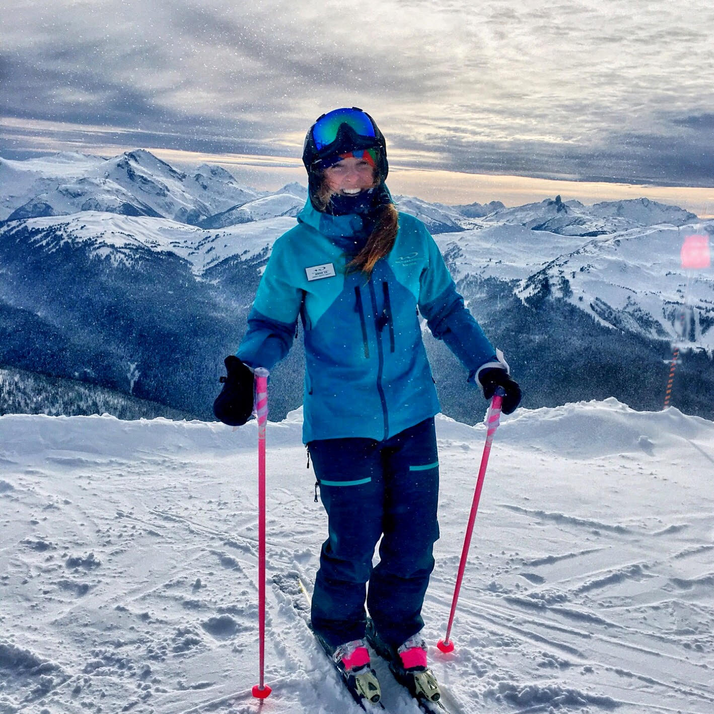 Ange in her Whistler days