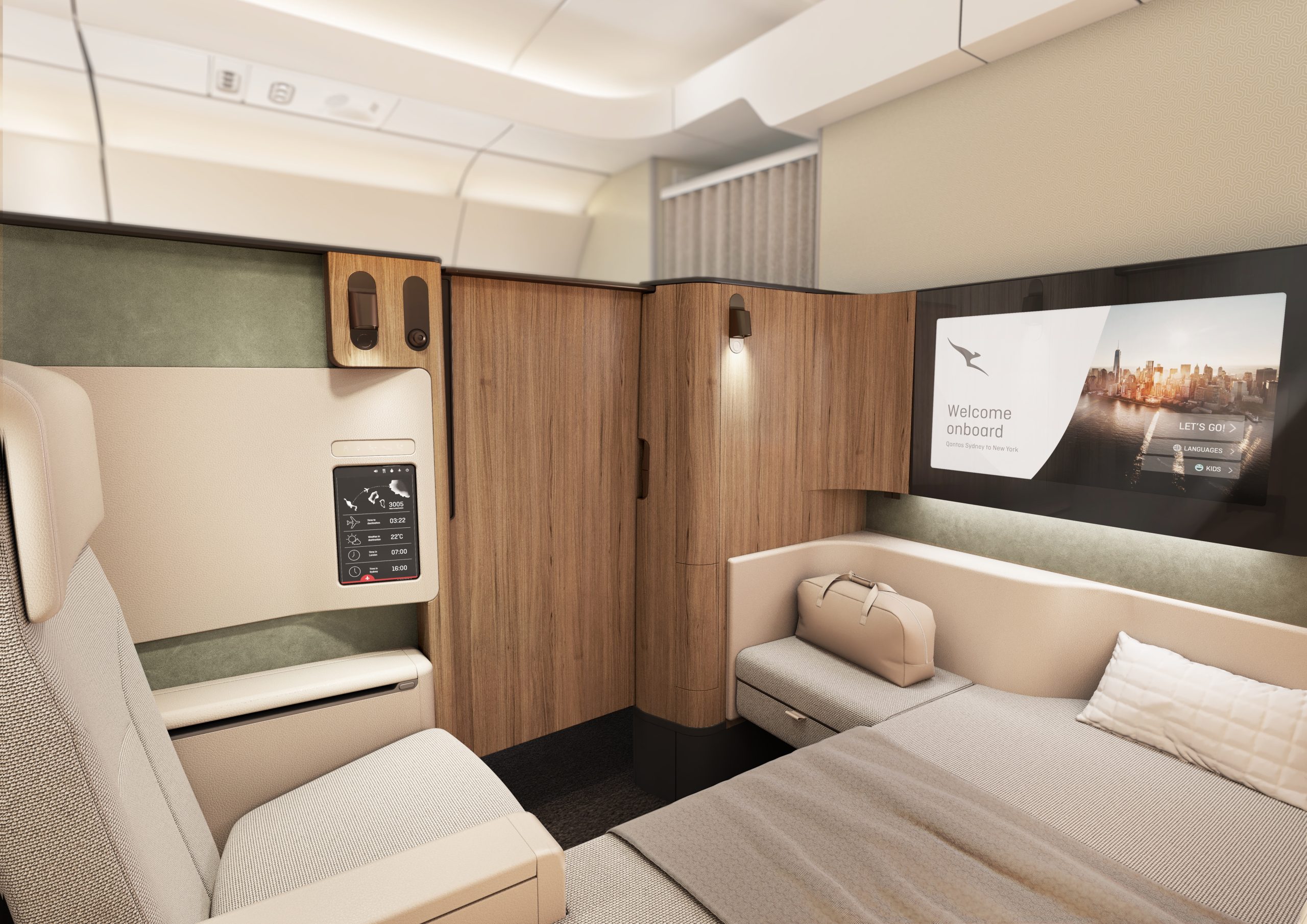 First Class Qantas A350
