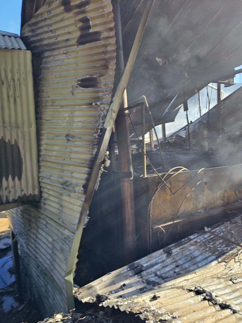 Fire damage at Charlotte Pass. Photo: Fire & Rescue NSW