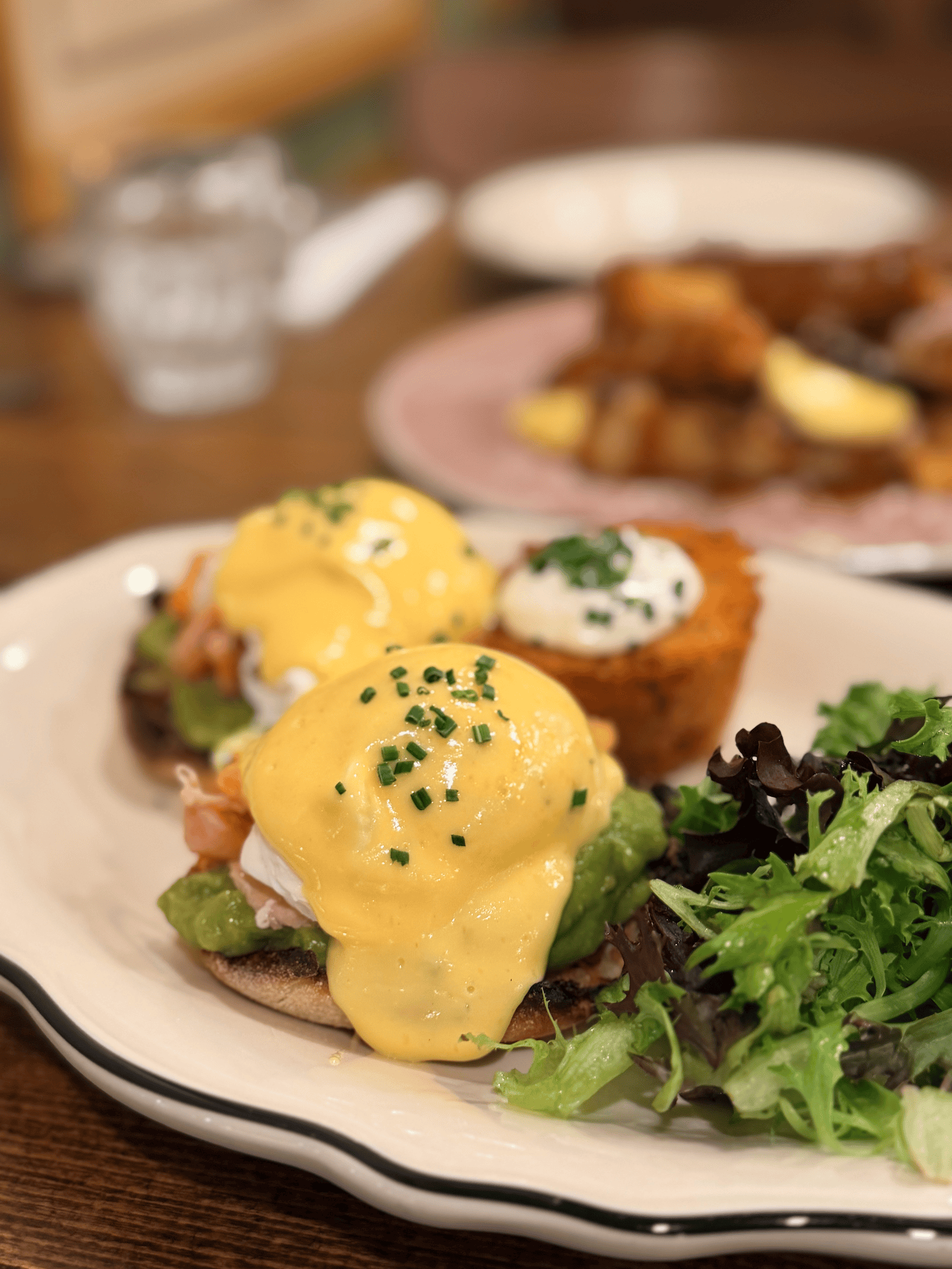Famous Eggs Benedict at Lorrette. Photo: Rachael Oakes-Ash