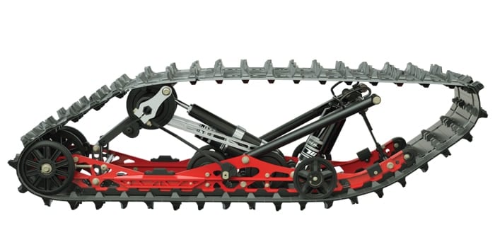 Inside the polaris pro-cc rear suspension