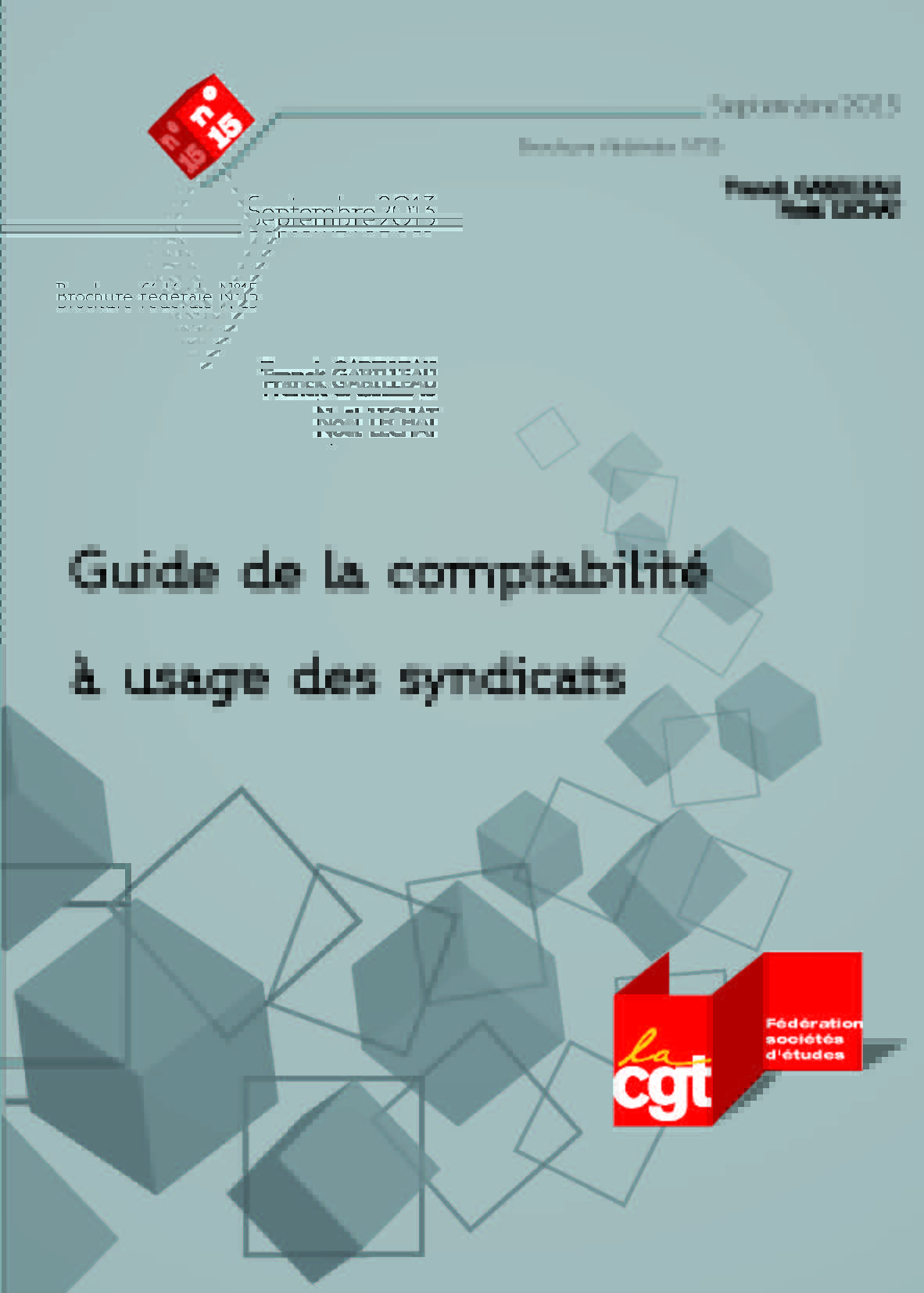 Brochure Fédérale n°15 – Guide de la comptabilité à usage des syndicats