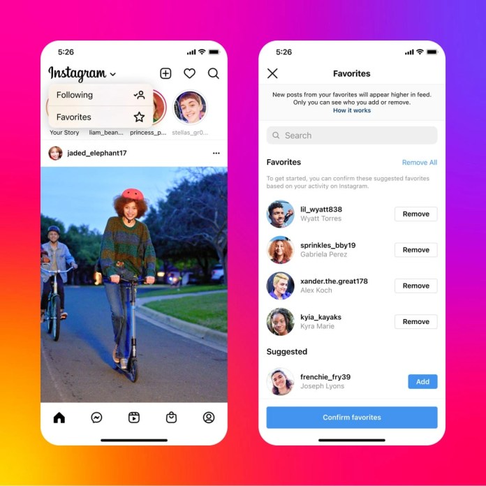 Instagram latest update showing Reels from followed accounts appearing first in the main feed for a more personalized content experience.