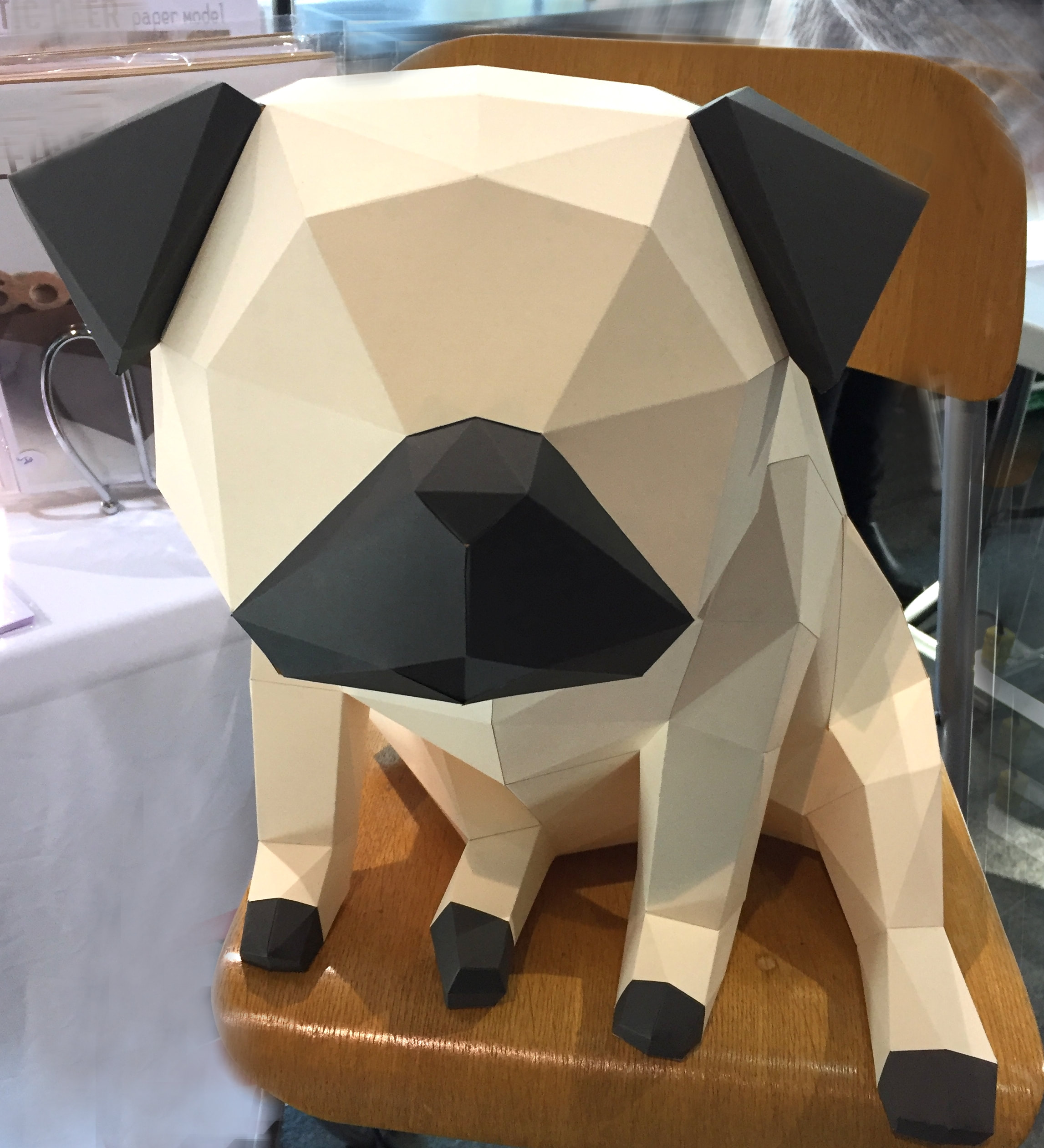 Paper is such a versatile crafting material. Pug Papercraft