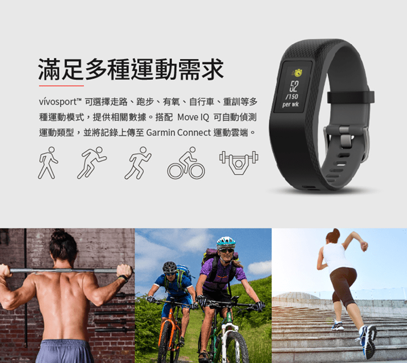 【限時團購】Garmin vivosport GPS、vivosmart 3 健康手環，讓你冬天不增肥 image-6