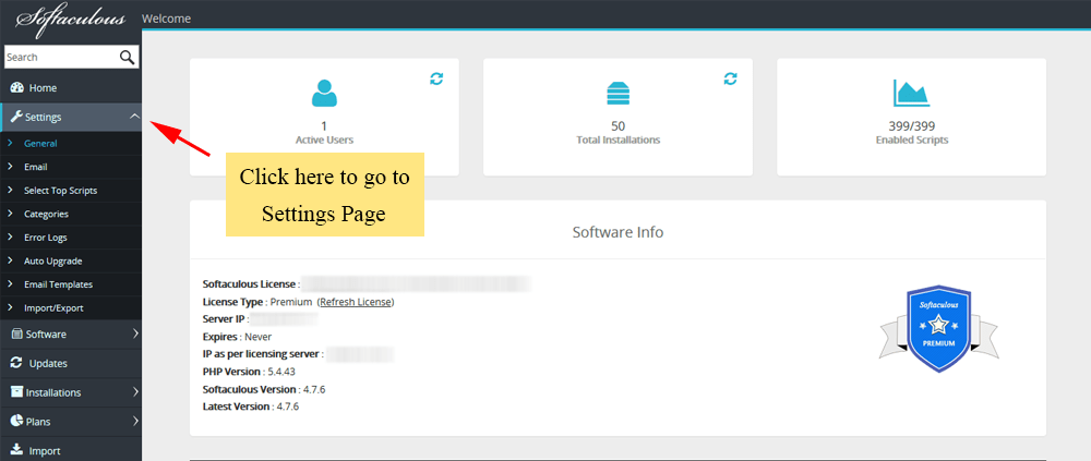 The site name is displayed in the title bar of the web browser and is displayed in the header for most themes. Change Theme