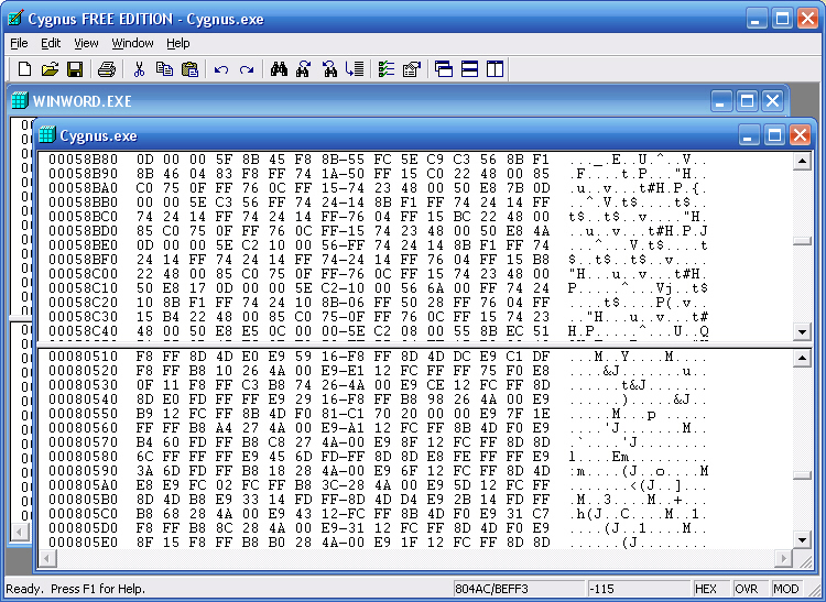 Hxd is a carefully designed and fast hex editor which, additionally to raw disk editing and modifying of main memory (ram), handles files of any size. Cygnus Hex Editor Free Edition Softcircuits