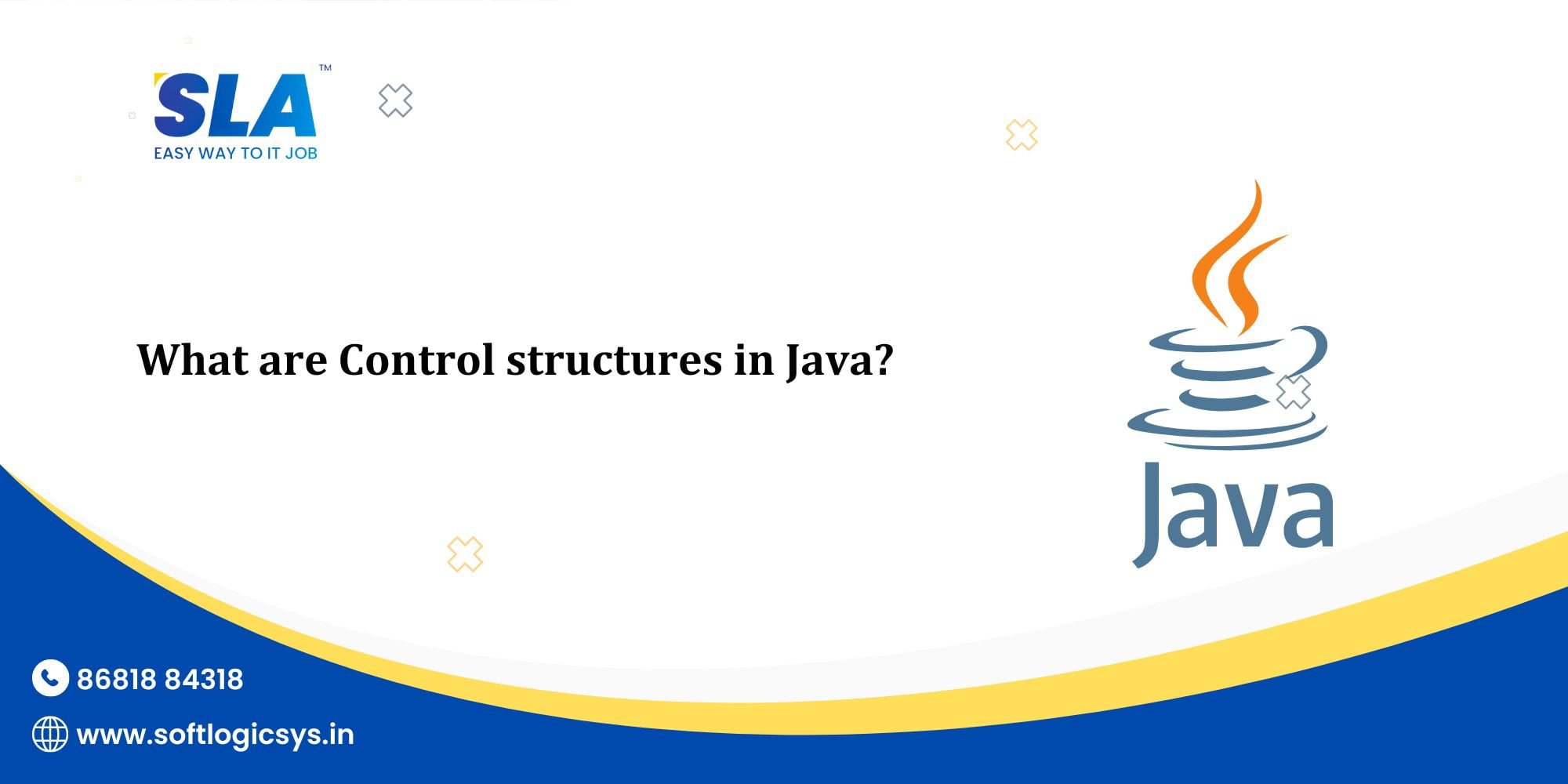 What are Control structures in Java
