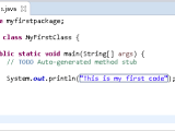 Eclipse Ide Create And Run Your First Java Project