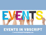Working With Events In Vbscript