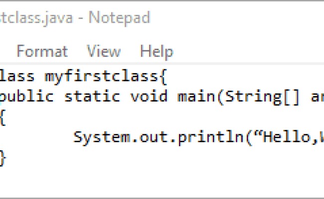 Java Hello World - Create Your First Program In Java Today