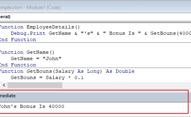 Excel VBA Functions And Sub Procedures [With Examples]