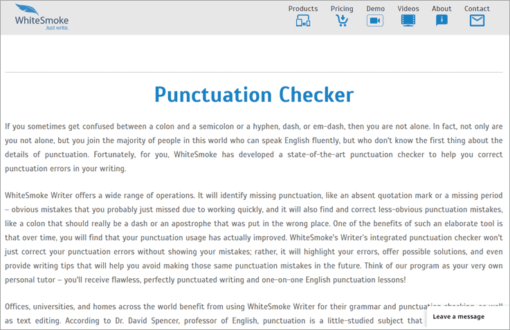 Or an entire essay, you can simply enter it into our free online checker of . Top 10 Punctuation Checker Applications 2022 Best Reviewed
