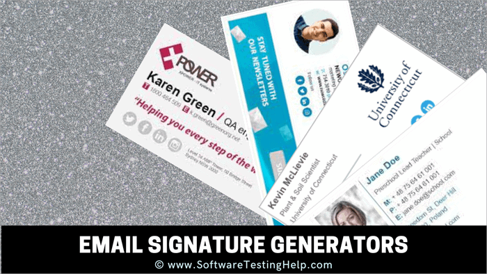 Our customizable templates work with gmail, outlook, office 365, apple mail and more. Top 10 Best Email Signature Generator Tools For 2022