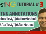 Testng Tutorial 3 Testng Annotations Beforemethod Vs Beforetest