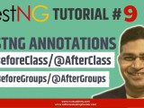 Testng Tutorial 9 Testng Annotations Beforegroups Beforeclass
