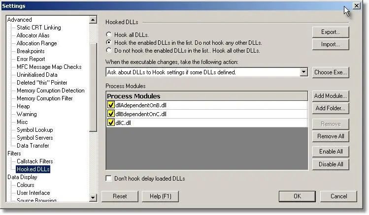 Memory Validator Tutorial How To Restrict The Display To Only A Particular Dll Using Filters - Classic Desktop Gradient Arts | Free Download