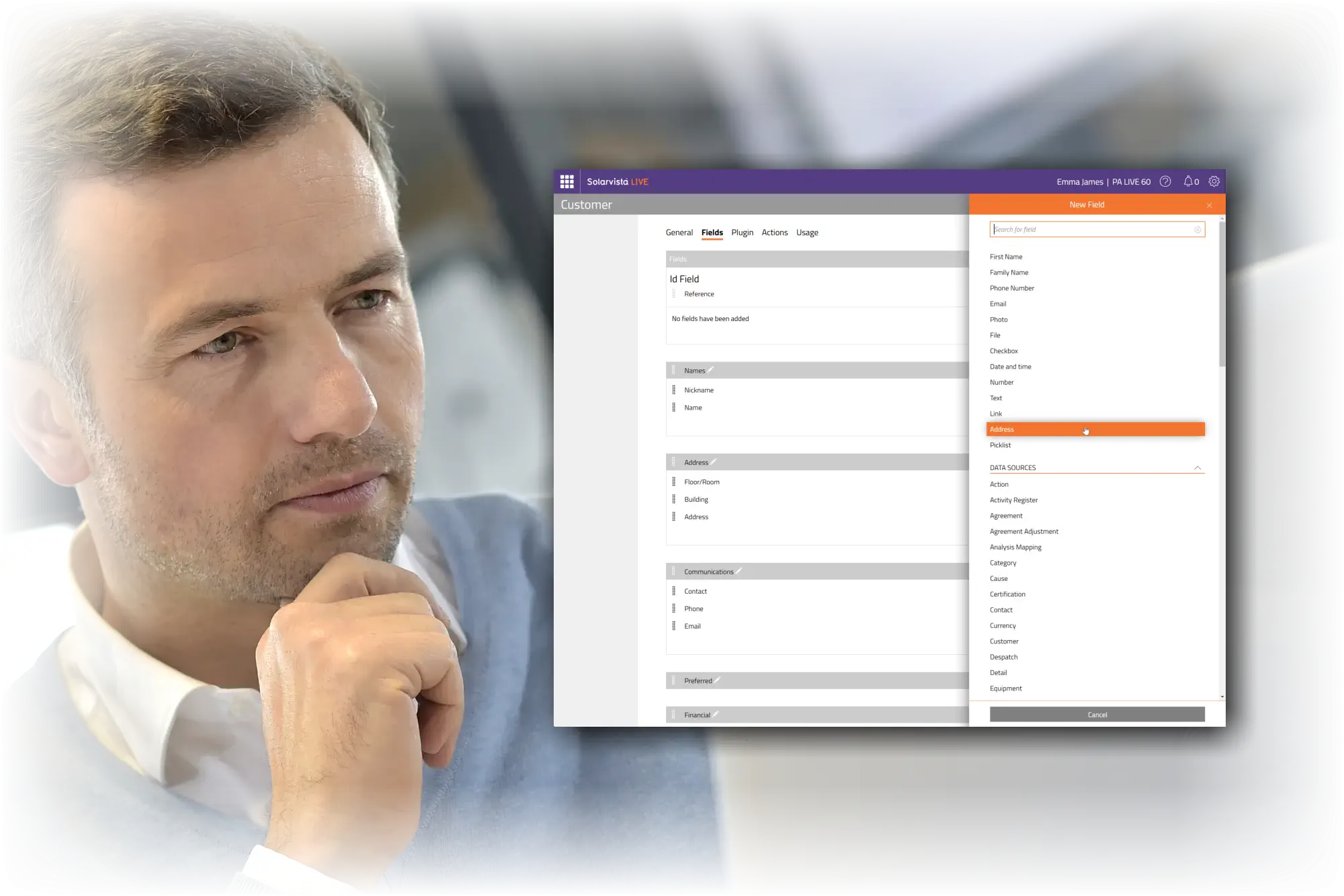 Capabilities Solarvista No Code Application Platform - Artistic Geometric Illustration - Retina