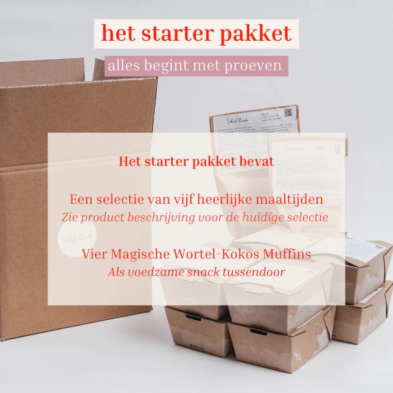 Solid Stash Starter Pack With Vegan Meals Cookies