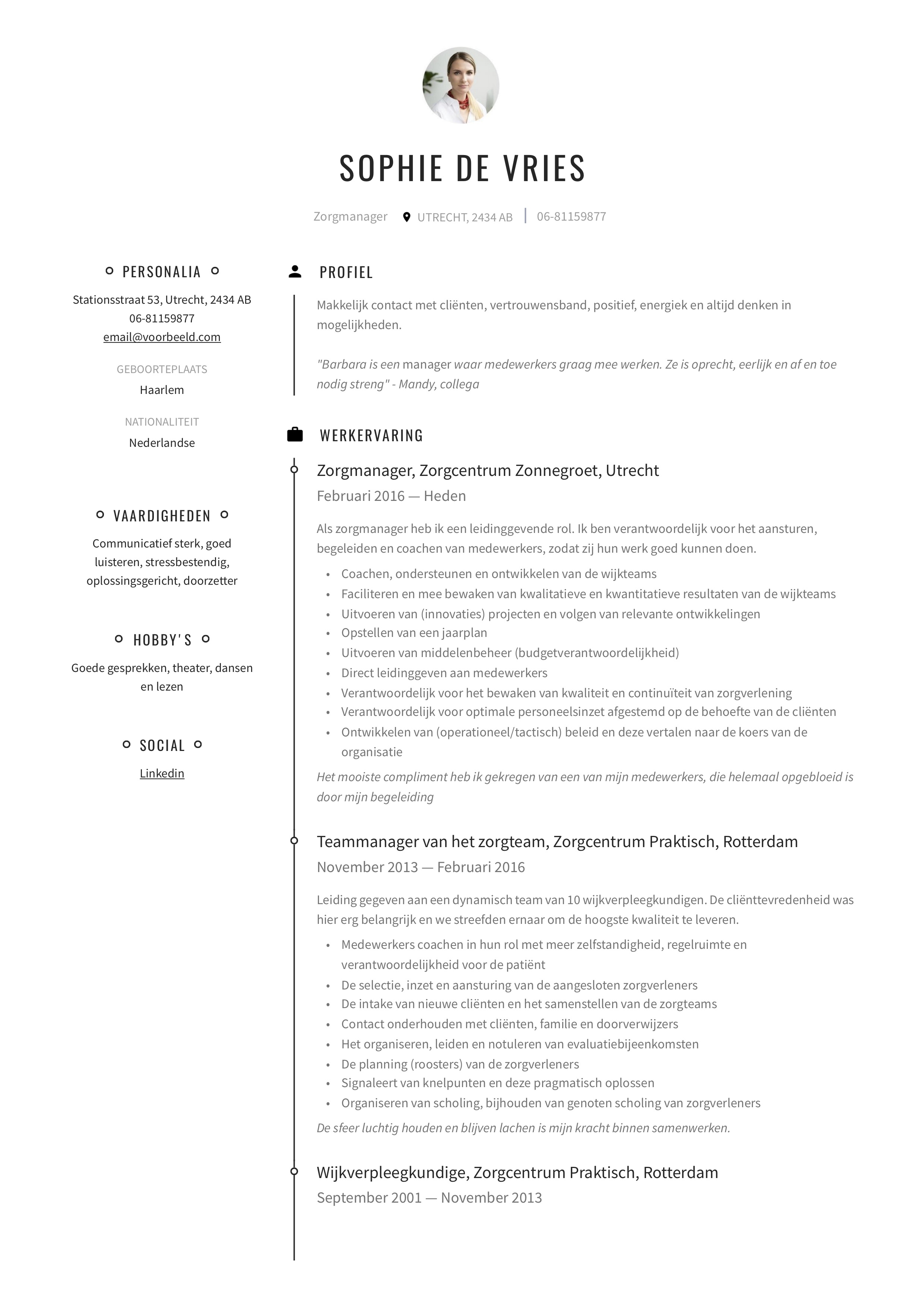 30+ motivatiebrief interne vacature teamleider