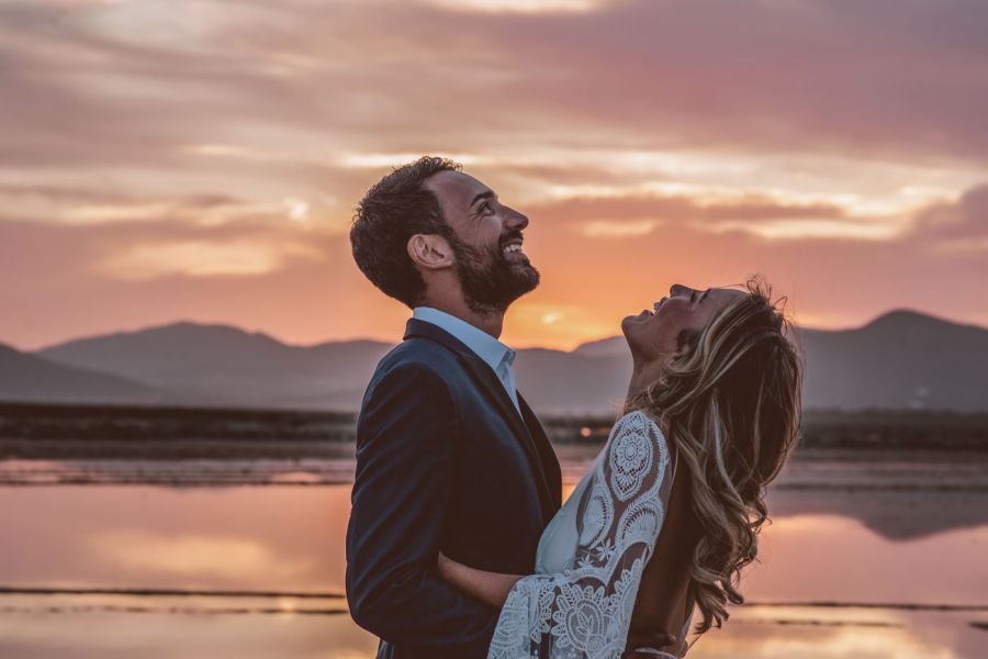 Romantica boda en Es Vedrà, Ibiza