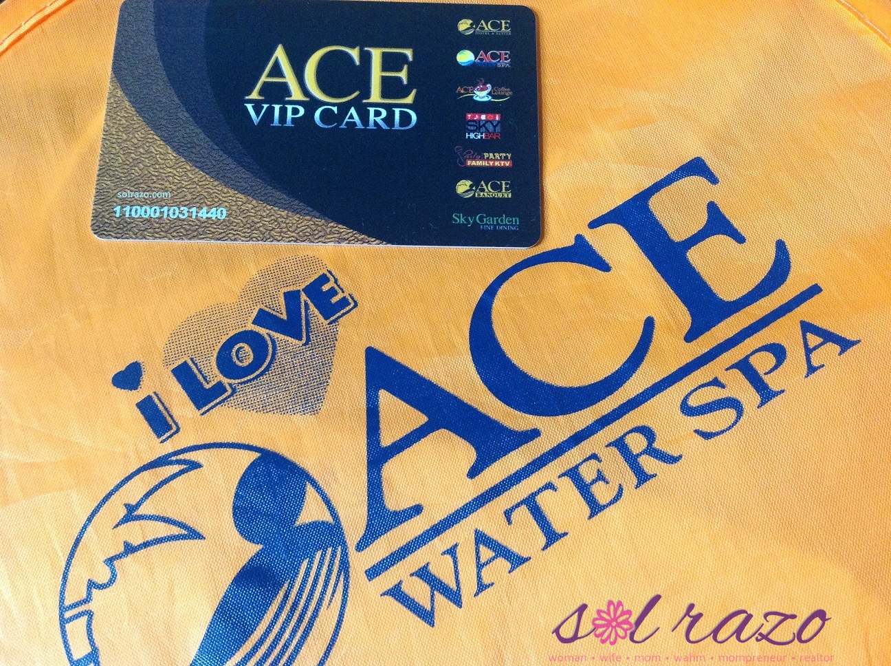 Ace VIP Card for only 1,385.00 with perks worth 8-10K - Sol Razo