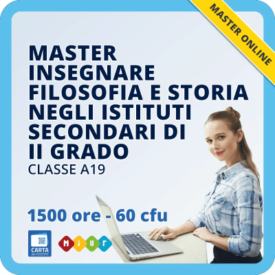 Master per A19 – Insegnare filosofia e storia negli istituti secondari di II grado