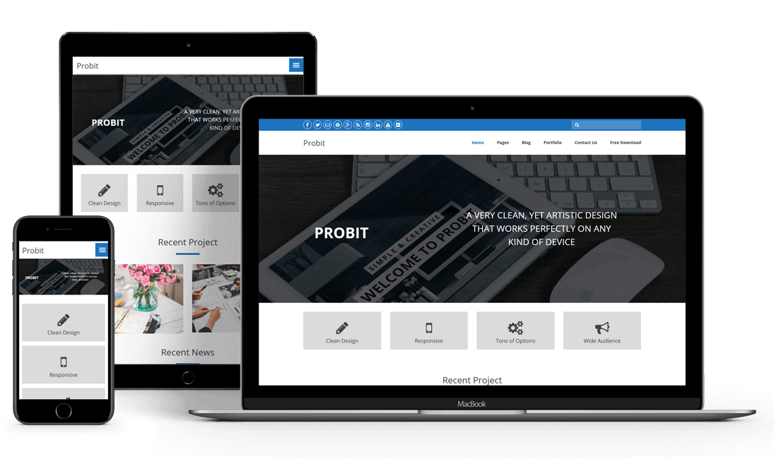 Which makes us curious and digging into it, . Probit - Free Responsive WordPress Theme | Blogging, Portfolio