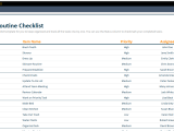 Morning Routine Checklist Template In Excel And Pdf