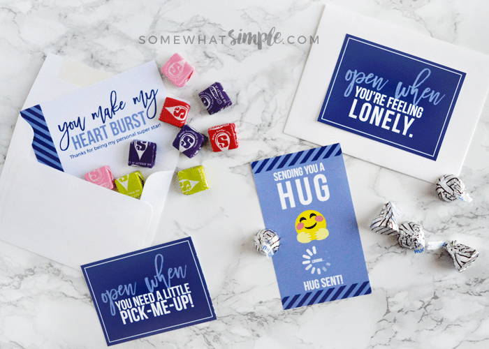 open when letters diy kit printable somewhat simple