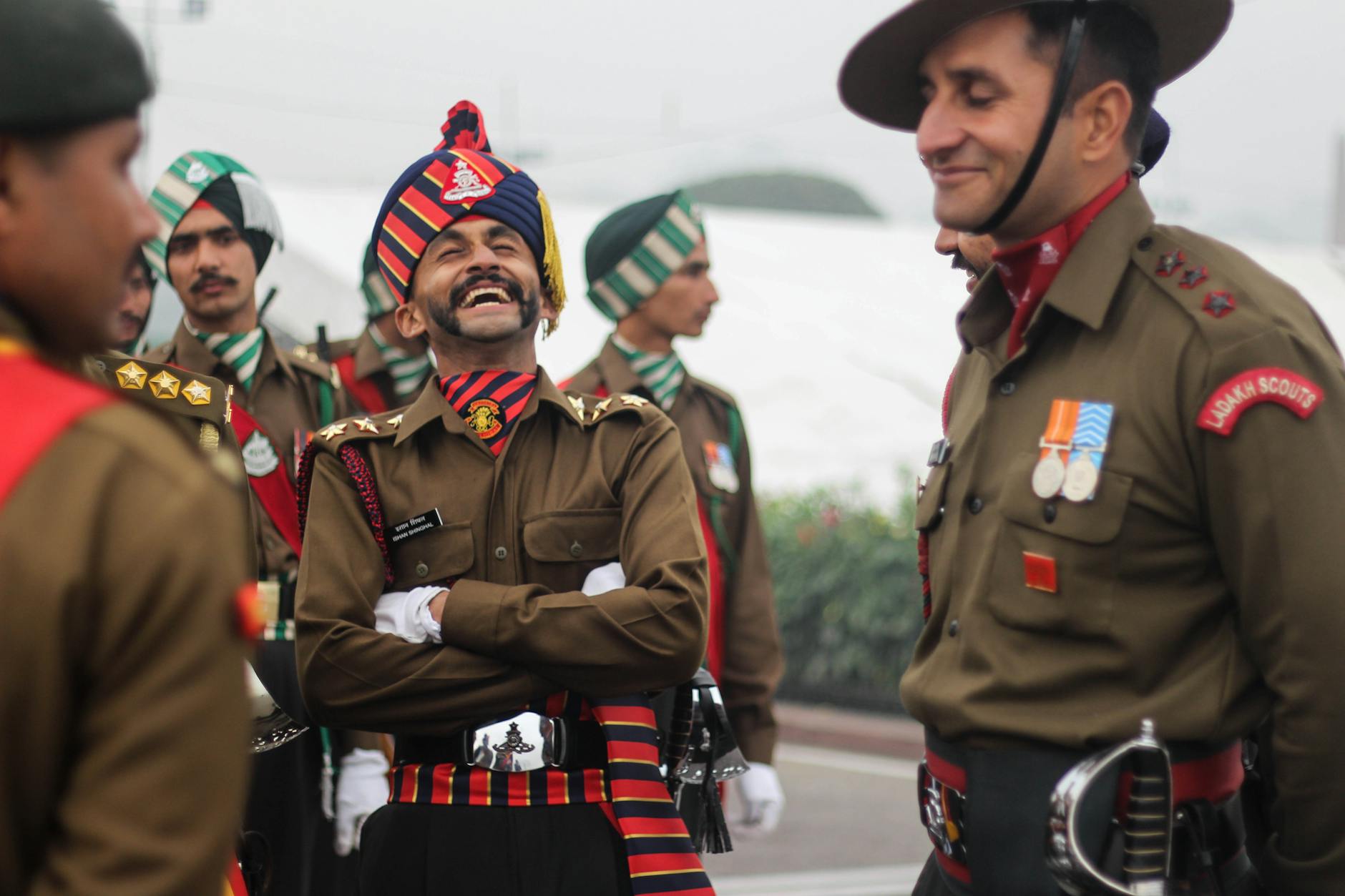 smiling men