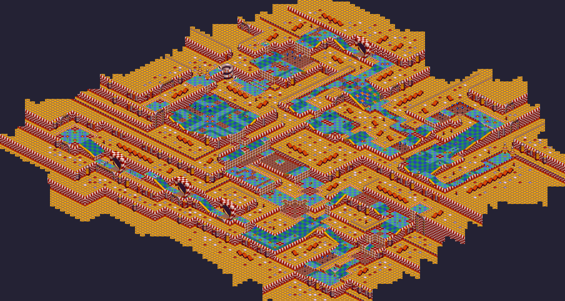 Diamond dust zone act 2 (sonic 3d blast). Sonic 3D Blast Maps - The Sonic Center