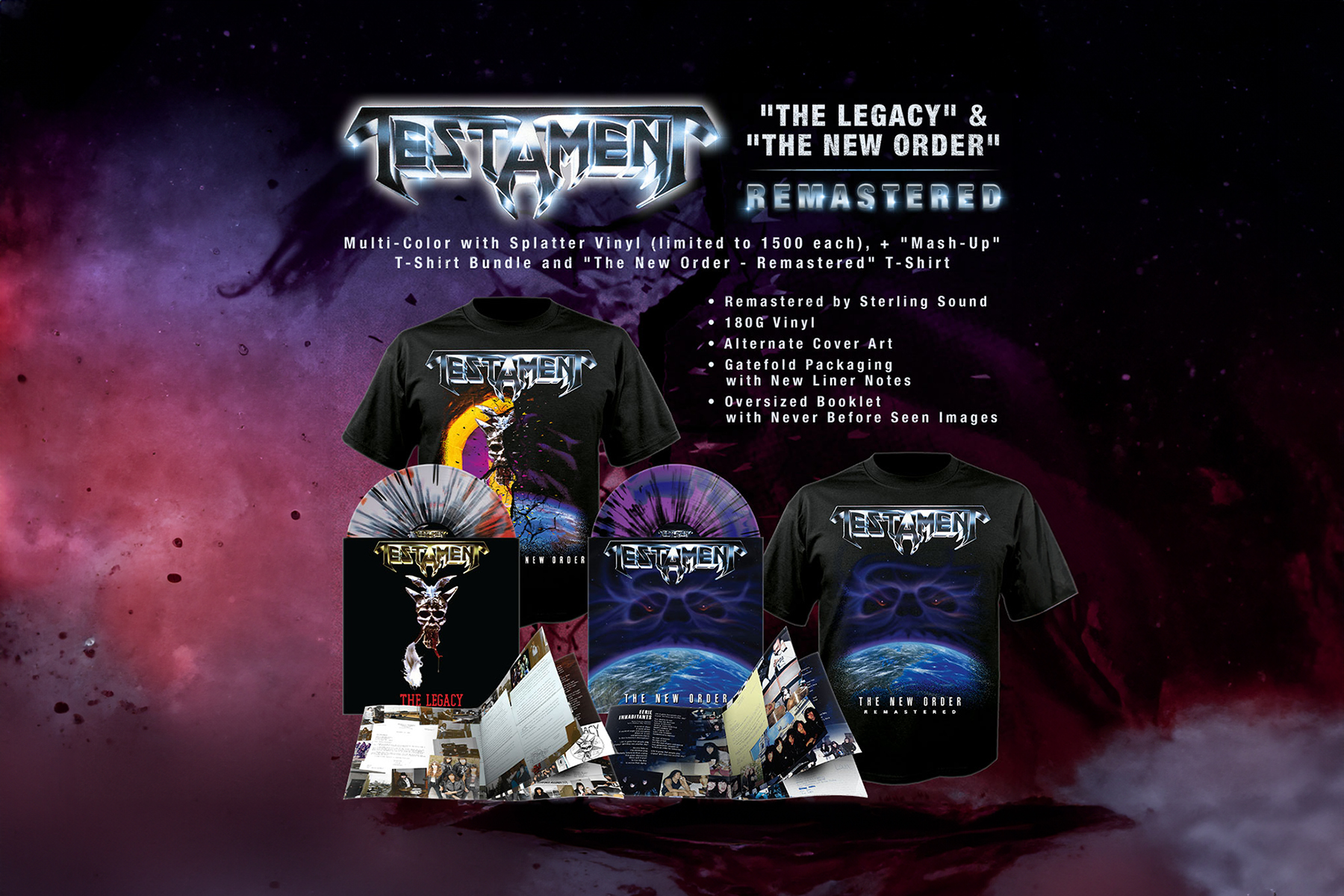 激レア TESTAMENT THE NEW ORDER レコード LP Testament - The New Order – Nuclear Blast USA
