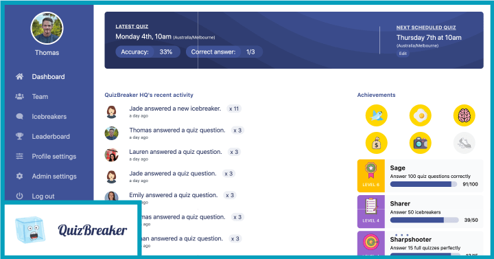 It typically works by automating a quick weekly trivia game . 15 Best Virtual Trivia Games To Engage Your Remote Teams Sorry I Was On Mute