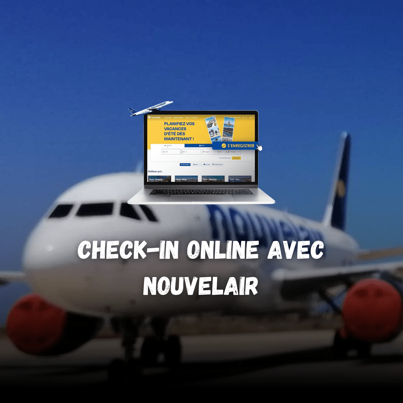 Nouvelair innove avec le service de check-in en ligne.