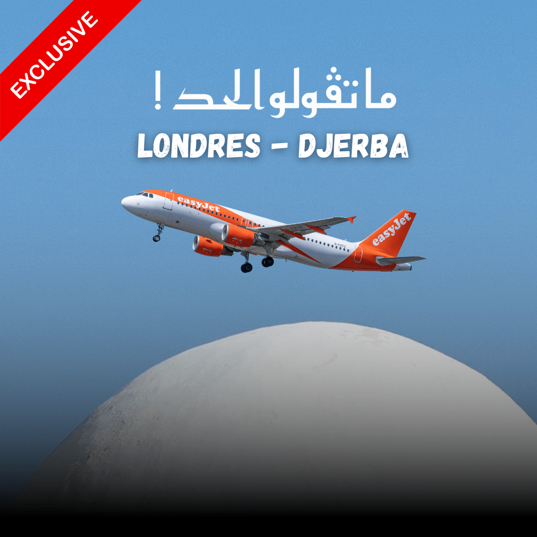 Exclusif : Une nouvelle ligne aérienne directe Londres – Djerba à partir de novembre 2024
