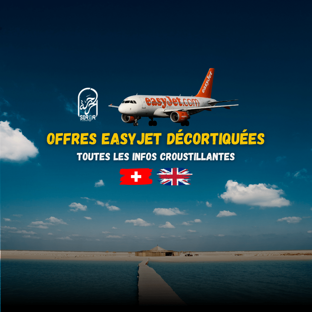 Djerba : Les détails des vols 2025 d’EASY JET pour Djerba décortiquées