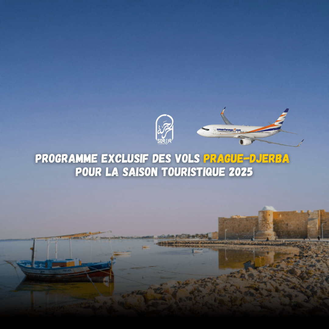 Programme Exclusif des Vols Prague-Djerba pour la saison touristique 2025
