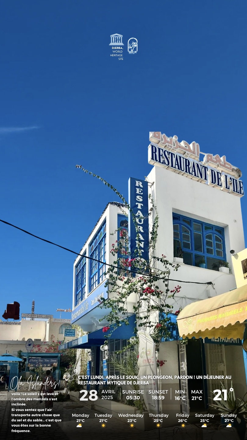Météo Djerba lundi 28.04.2025