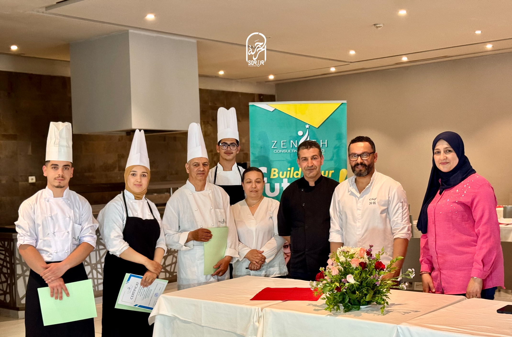 Club Palmazur Djerba : Une semaine intense de formation ; Là où la gourmandise se forme, se transforme, puis se célèbre.