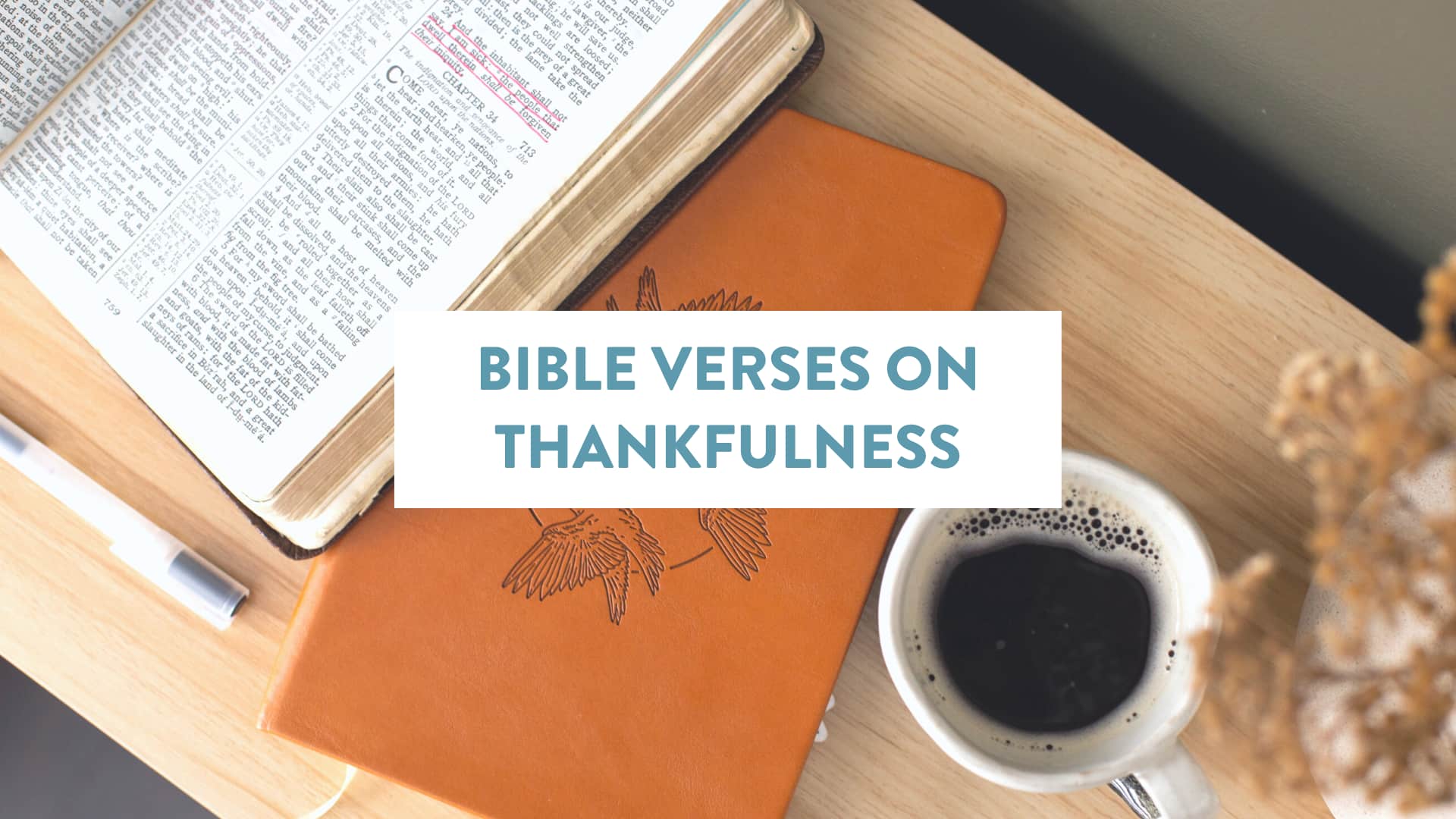 Bible Verses on Thankfulness