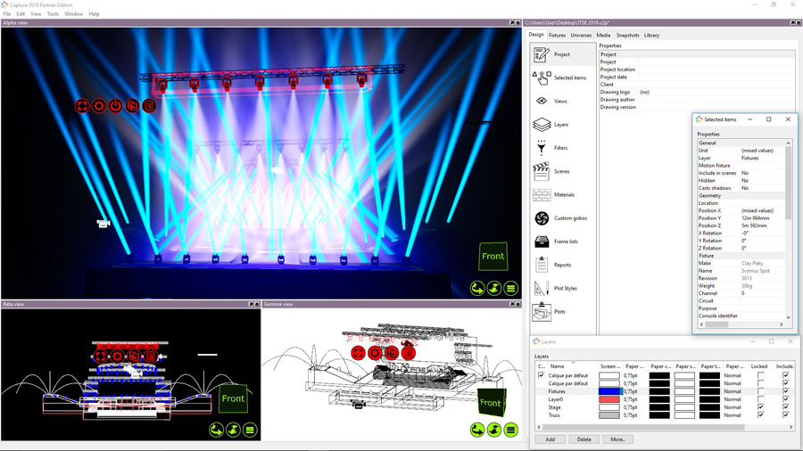 Lighting design software